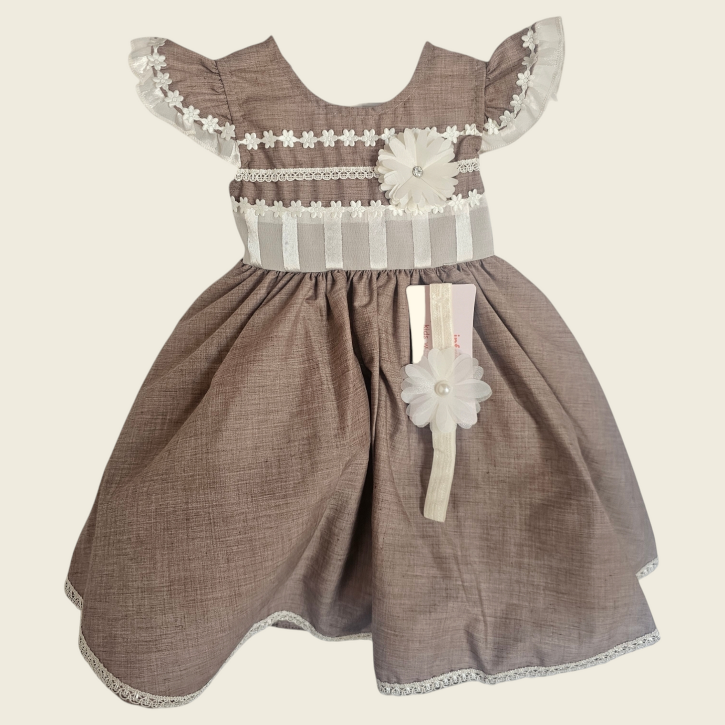 Vestido Coral de Popelina Circular Talla 6 Meses B069BFAHZB
