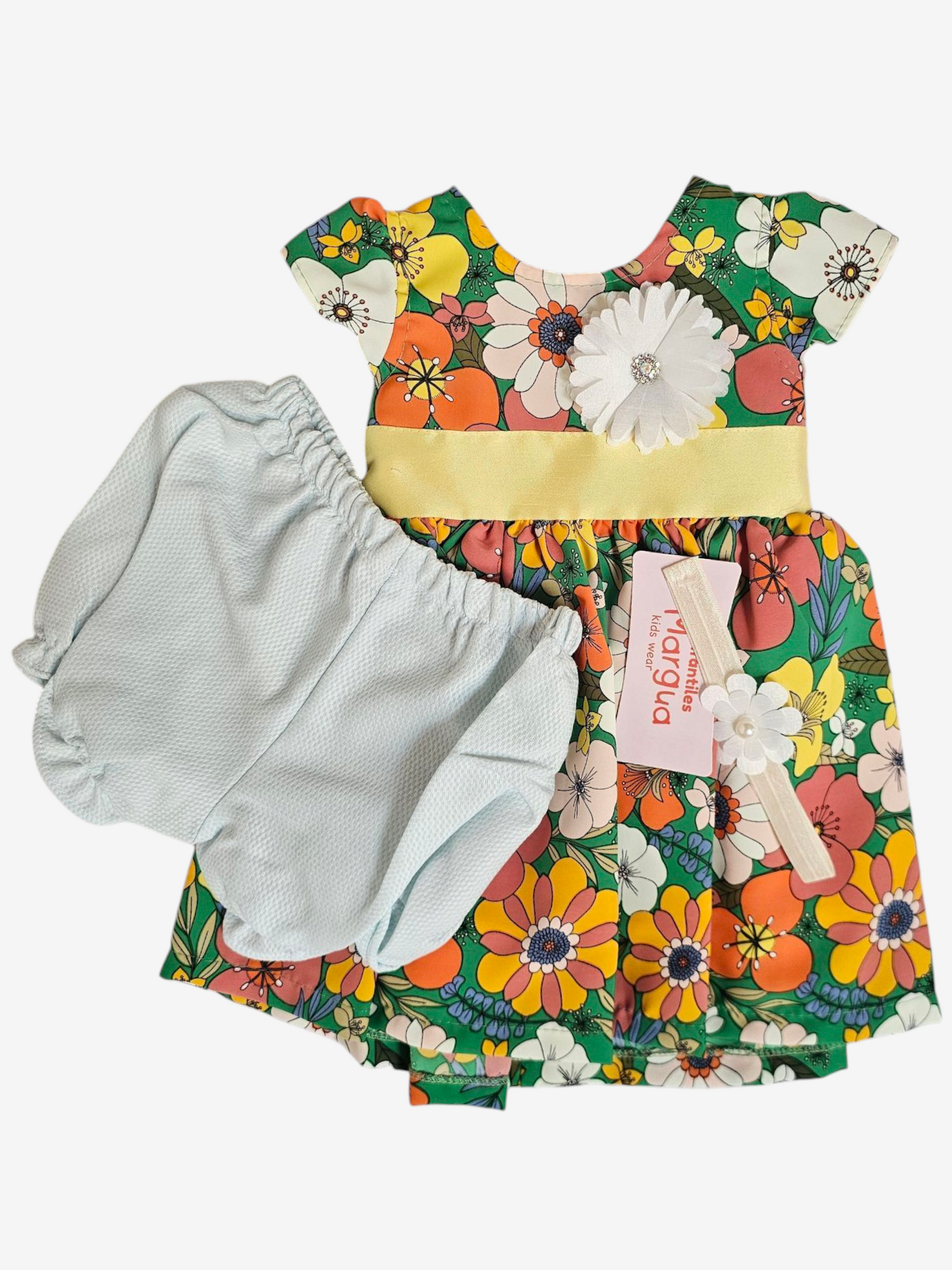 Vestido Fucsia de Popelina Recto Talla 6 Meses B077BFAHBHB