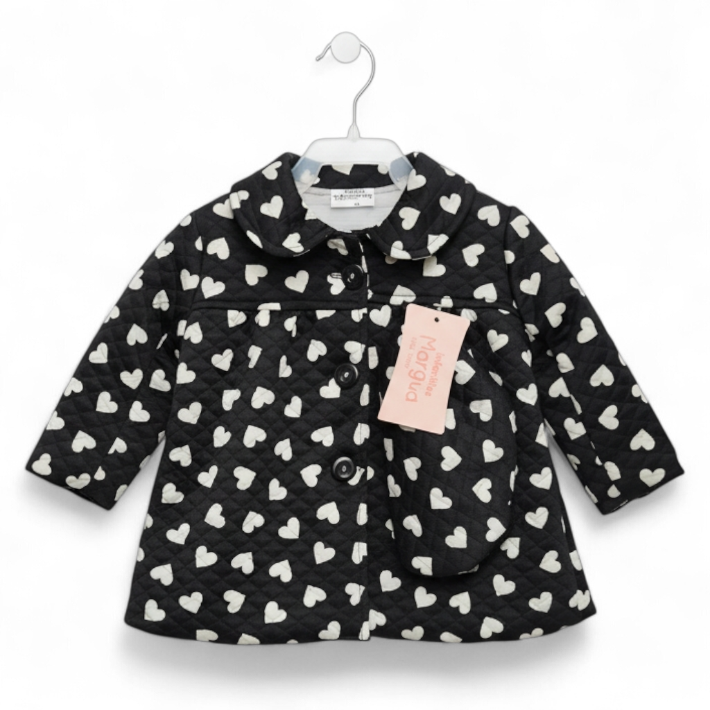 Abrigo Tinto de Peluche Recto 6 Meses