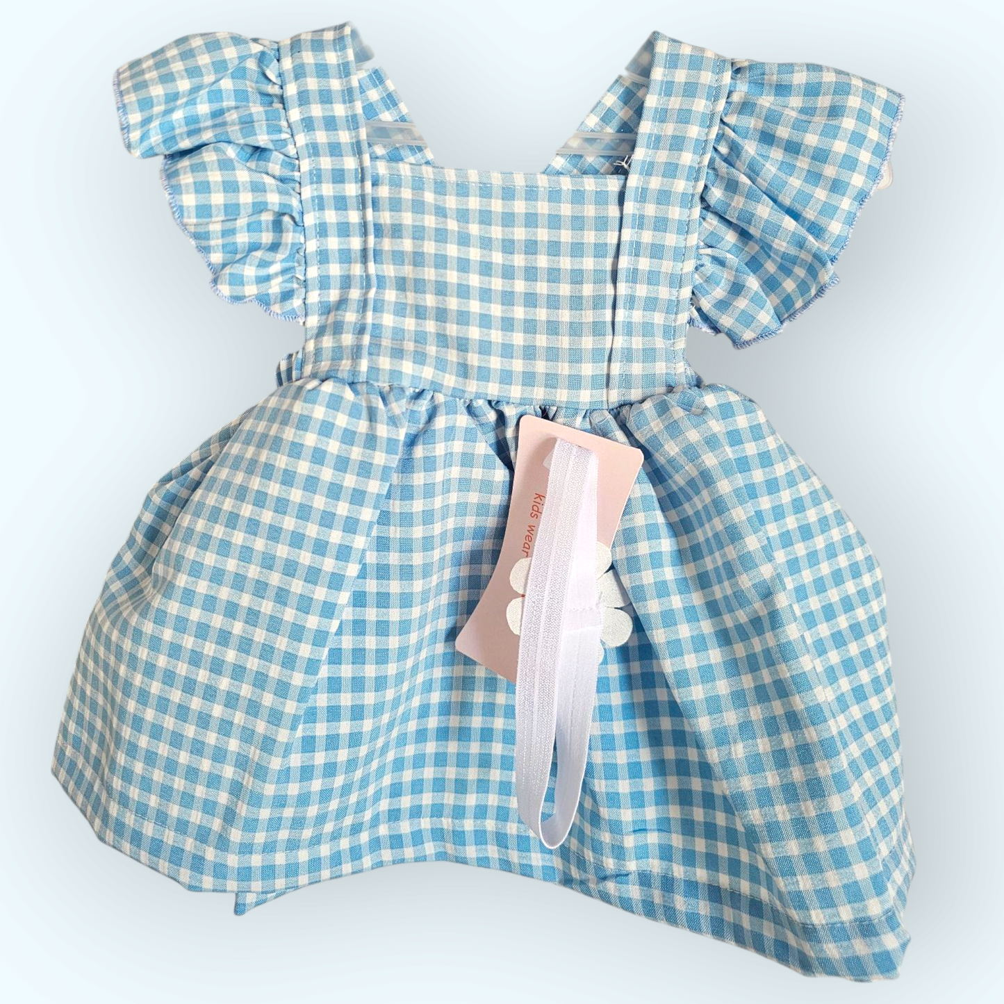 Vestido Rosa pastel de Popelina Recto Talla 6 Meses B079BFAHBDB