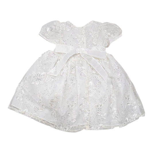 Vestido Perla de Tul Bordado Recto Talla 6 Meses B126PFAFBBB
