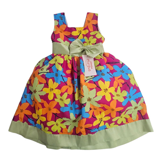 Vestido Rosa pastel de Popelina Recto Talla 3 Años B126MFAHBDH