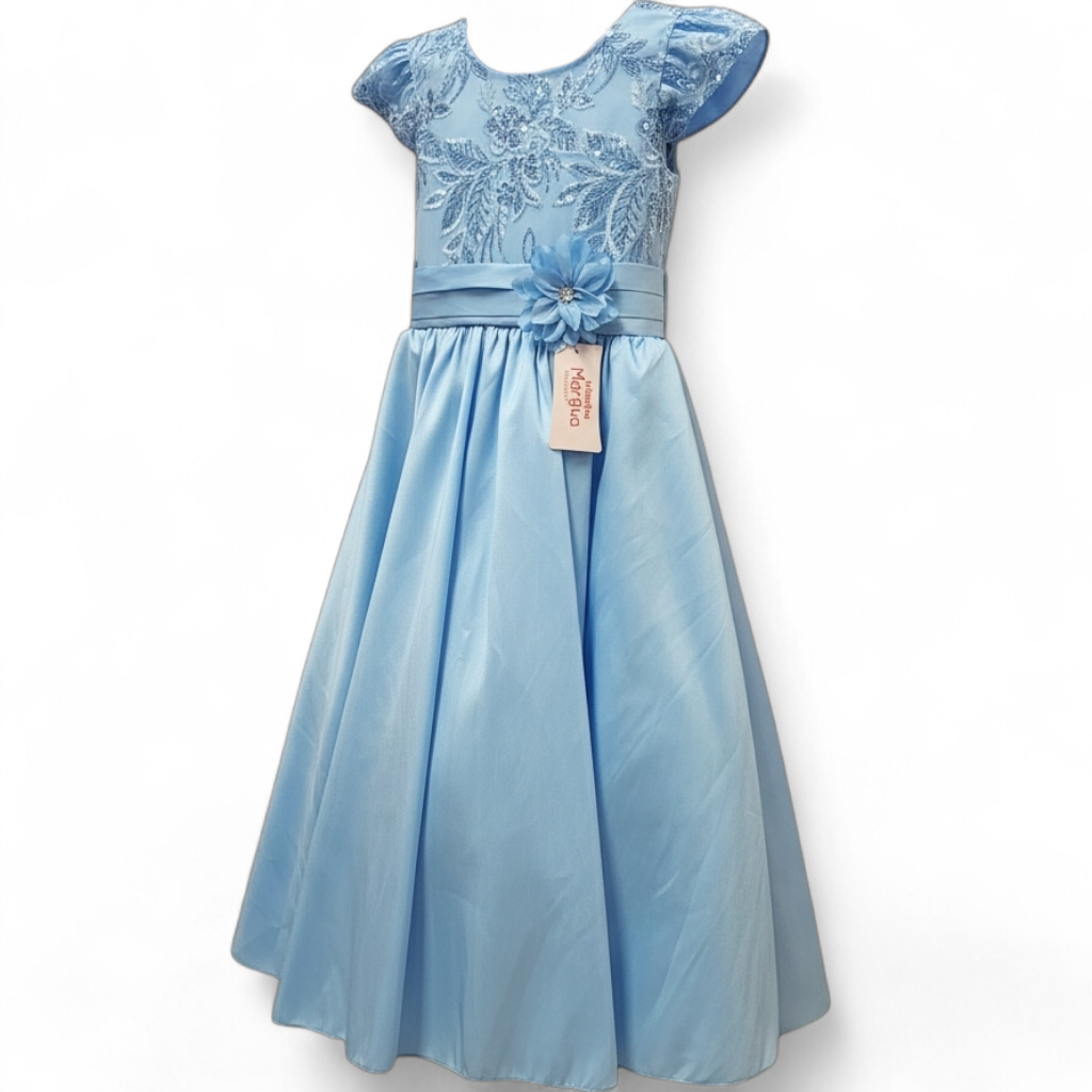 Vestido Lila de Tafeta Circular 2 Años