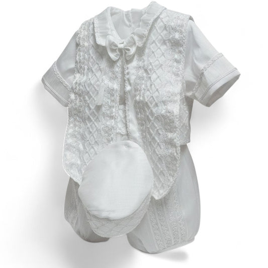 Ropón Blanco de Charmín Capita 1 Años